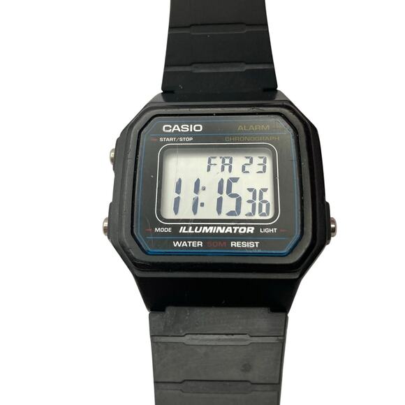 Casio illuminator Mens Digital Watch  3454 w-217h Water Resistant - Picture 1 of 6